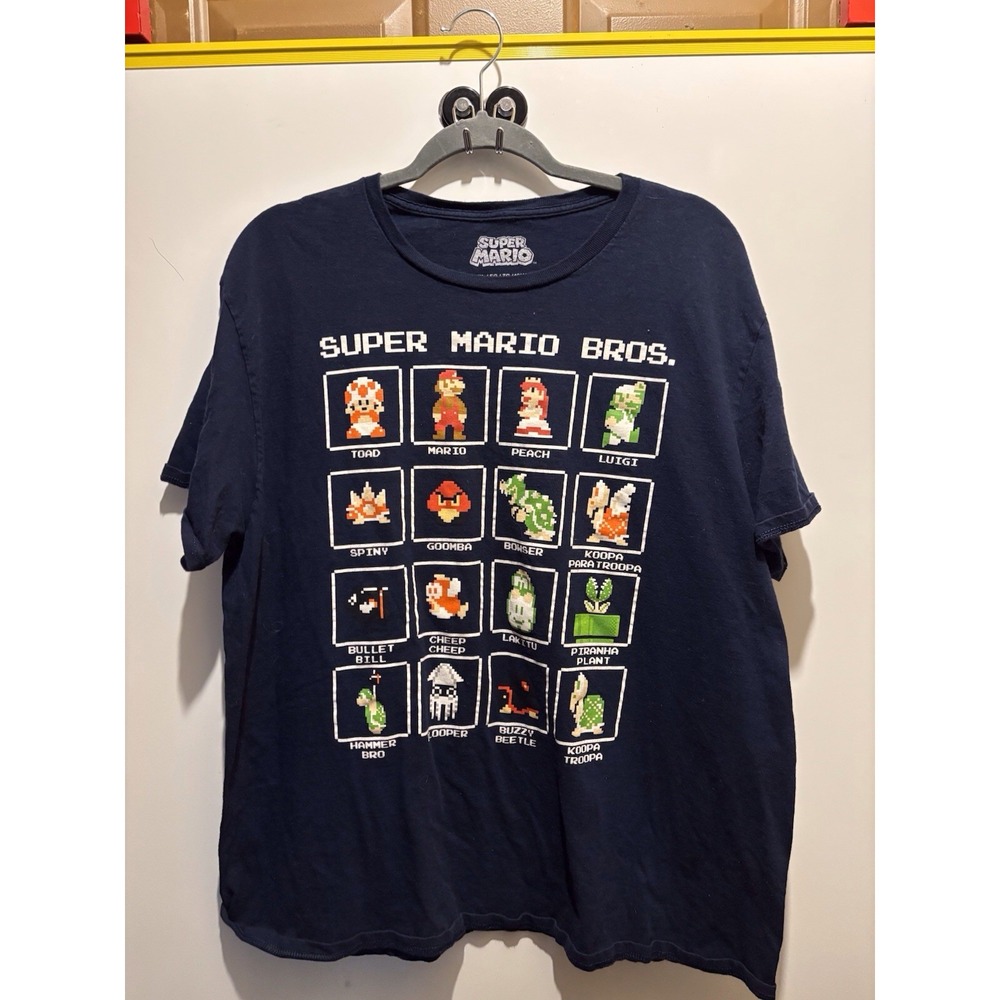 Super Mario XL Mens Short Sleeve T‎ Shirt